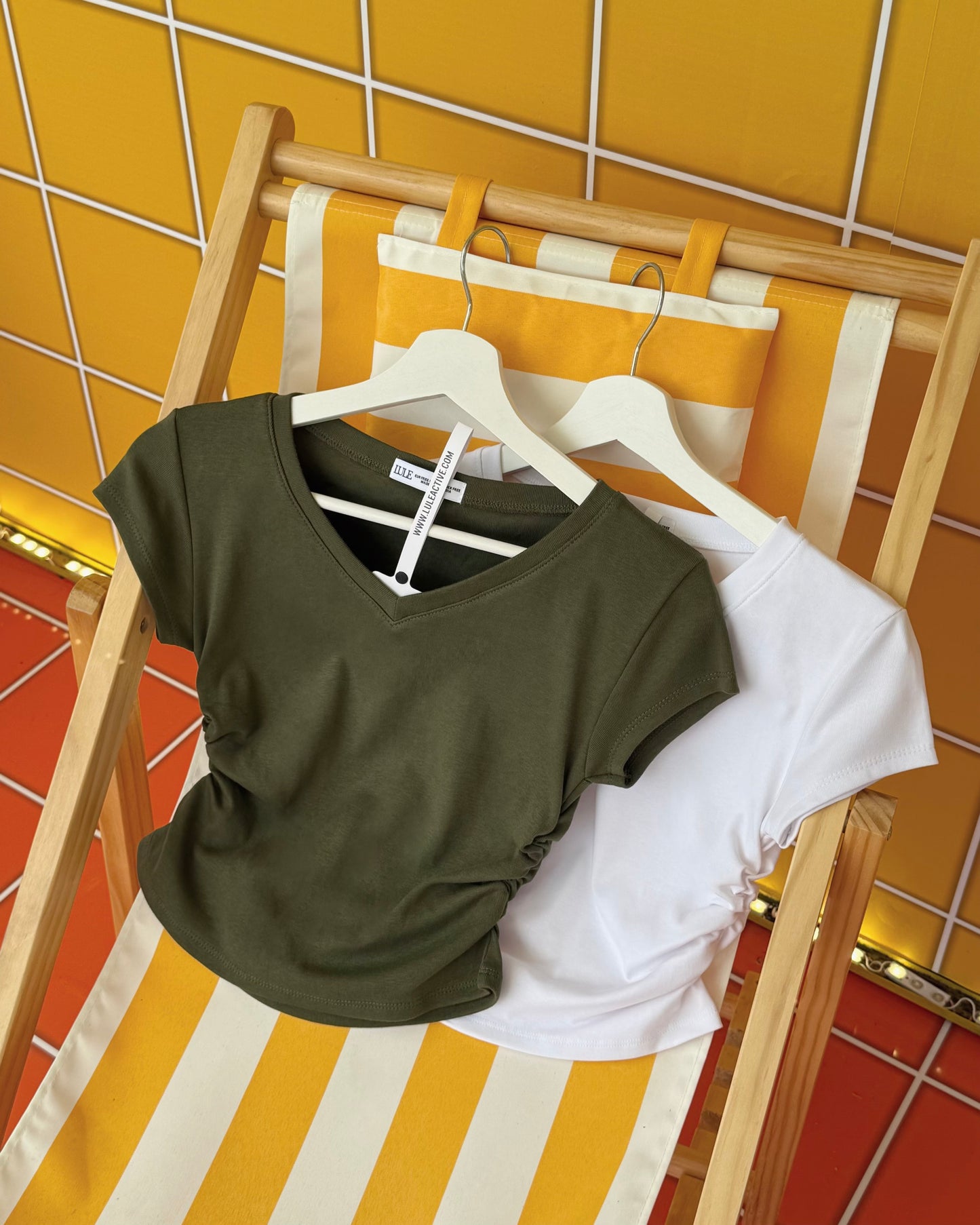 LULE CleanFit-SlimCurve V-neck Basic Tee 2.0