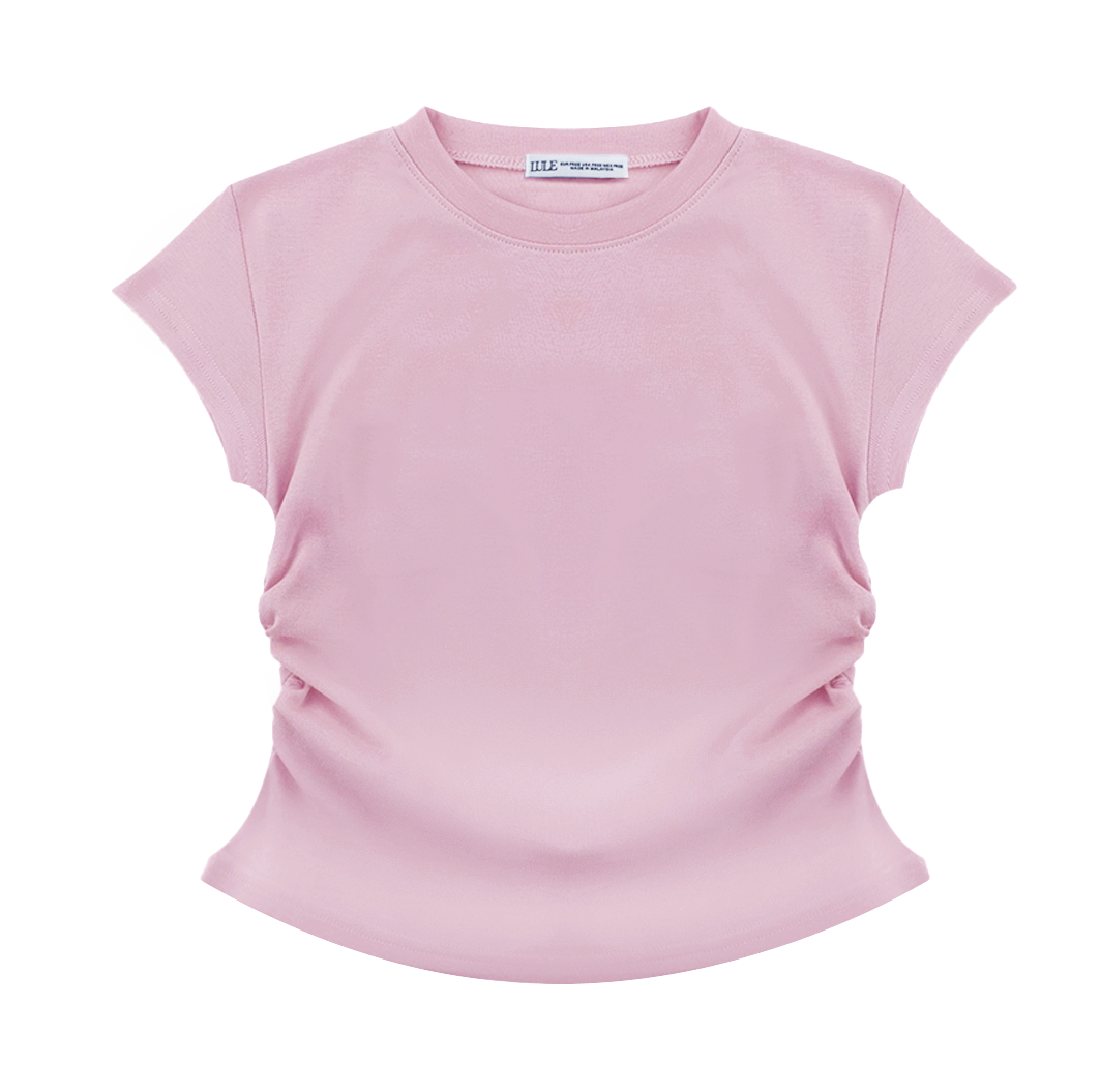 LULE CleanFit-SlimCurve Basic Tee Sakura Pink