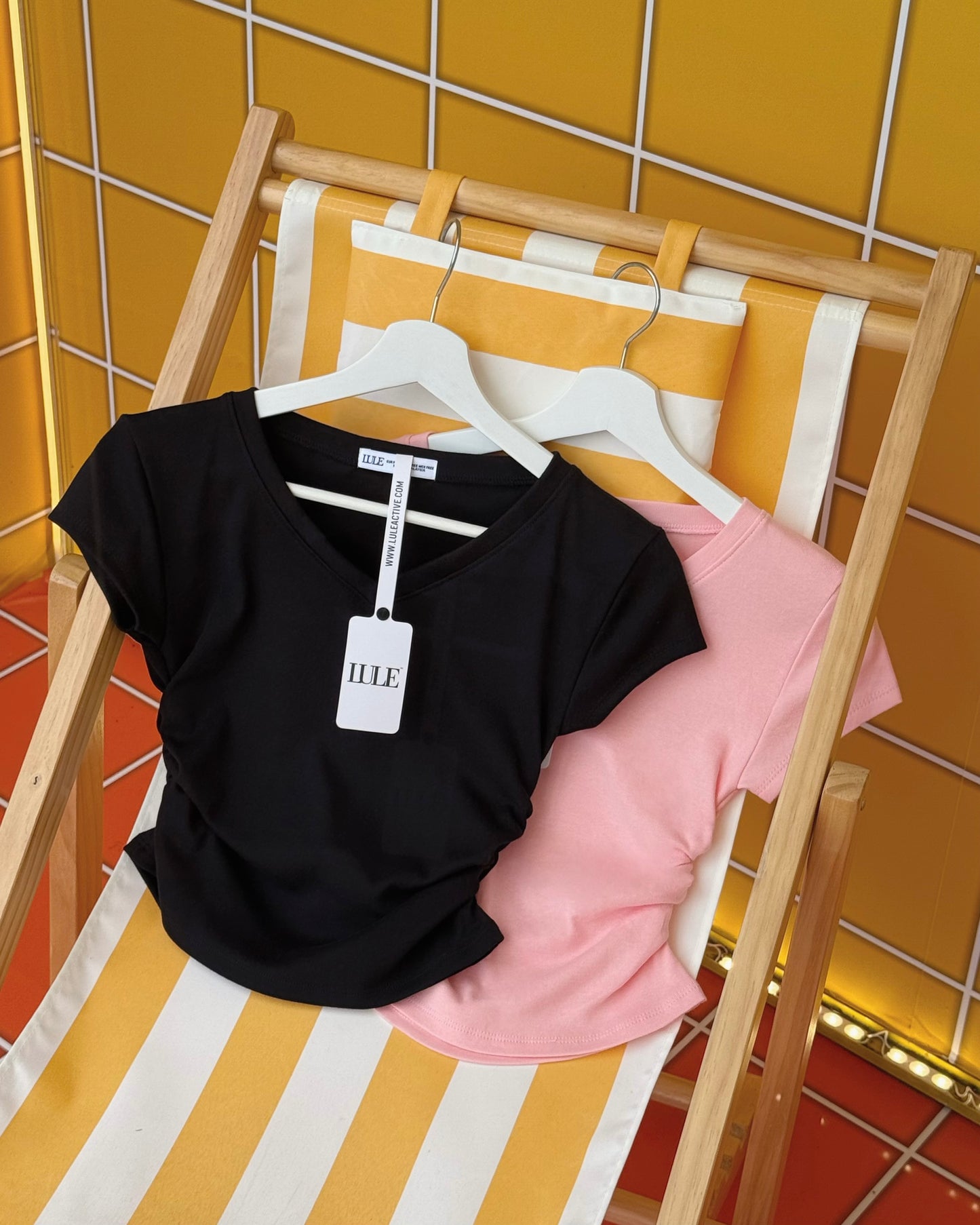 LULE CleanFit-SlimCurve V-neck Basic Tee 2.0