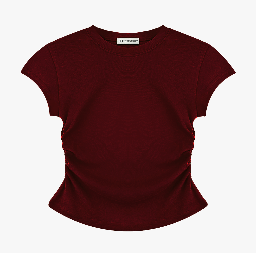 LULE CleanFit-SlimCurve Basic Tee Ancora Red