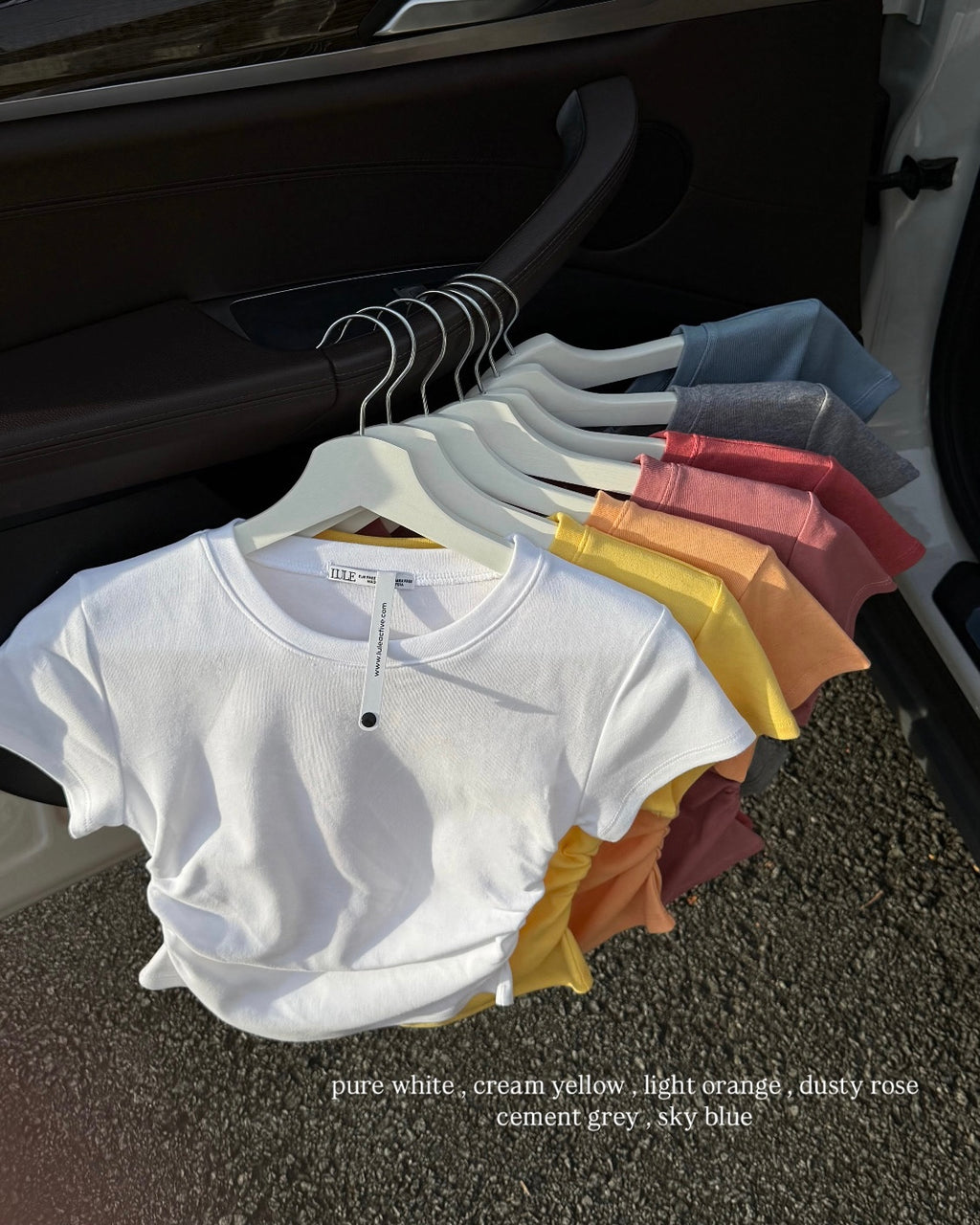 LULE Basic Skinny-Curve Tops