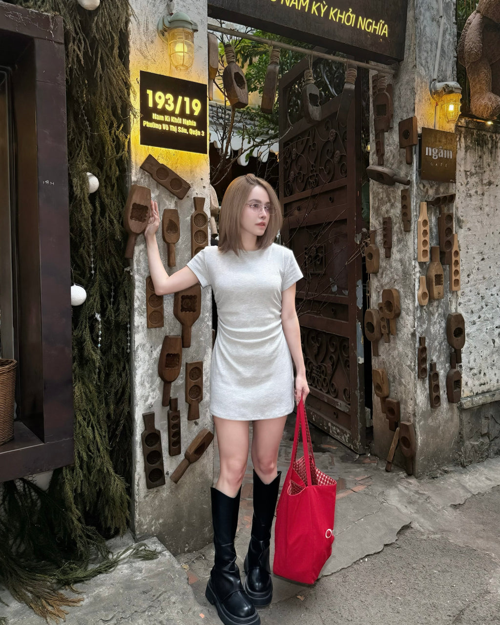 Get-LULE Skinny Tee Dress