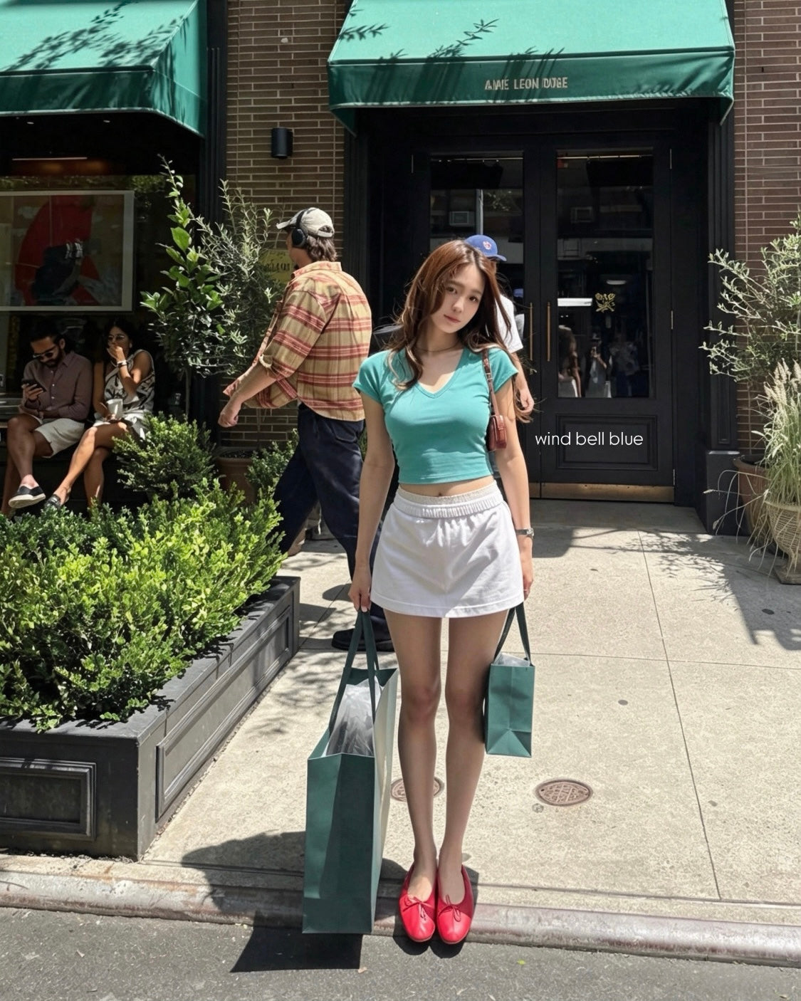 TOP 10 FOR 100 raglan short sleeve v-crop tops