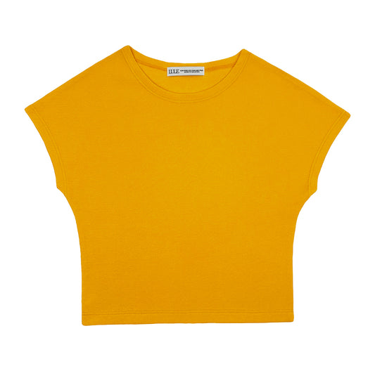 LULE CleanFit-Batwing Basic Tee Honey Yellow