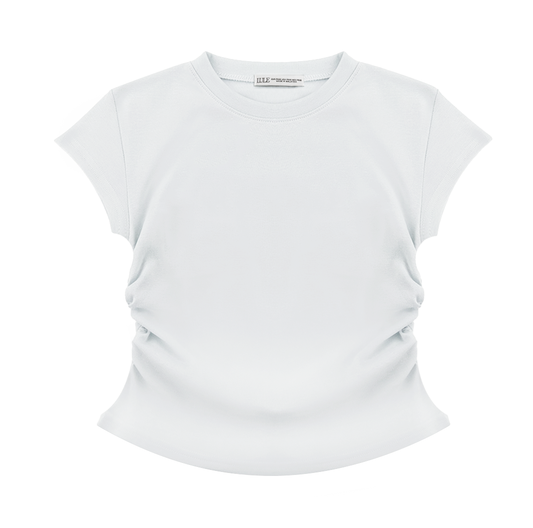 LULE CleanFit-SlimCurve Basic Tee Pure White