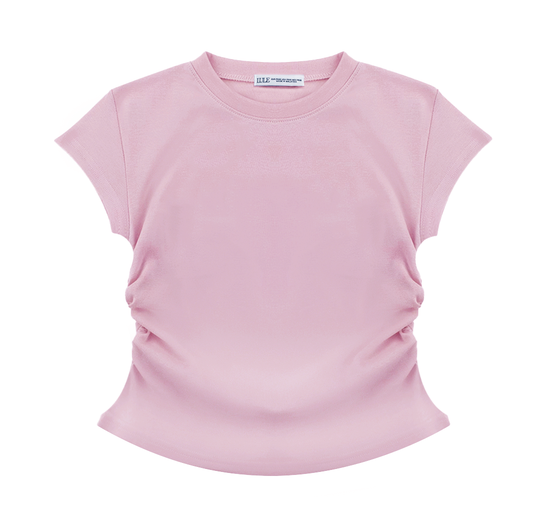 LULE CleanFit-SlimCurve Basic Tee Sakura Pink
