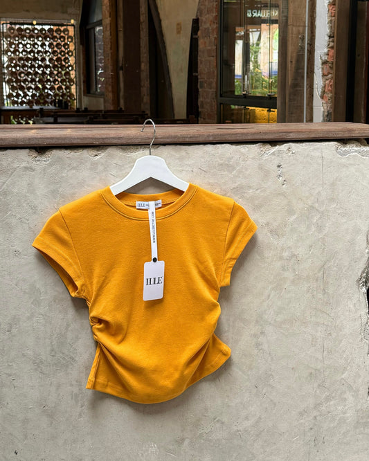 LULE CleanFit-SlimCurve Basic Tee LV Yellow
