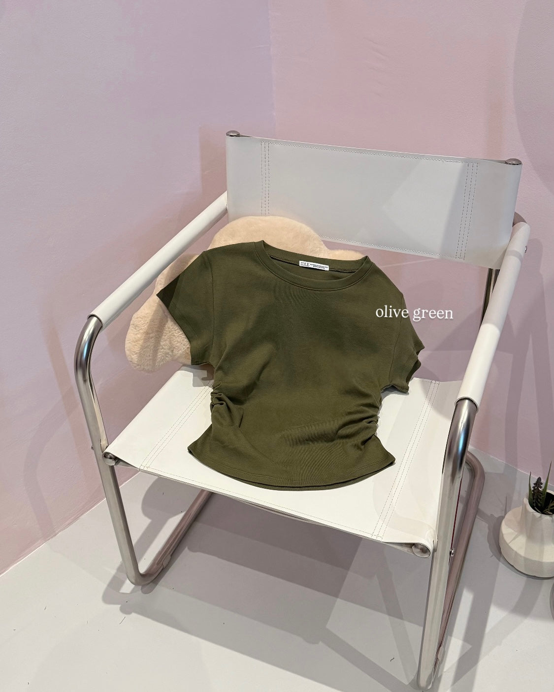 LAST * LULE Skinny-Curve Basic Tops
