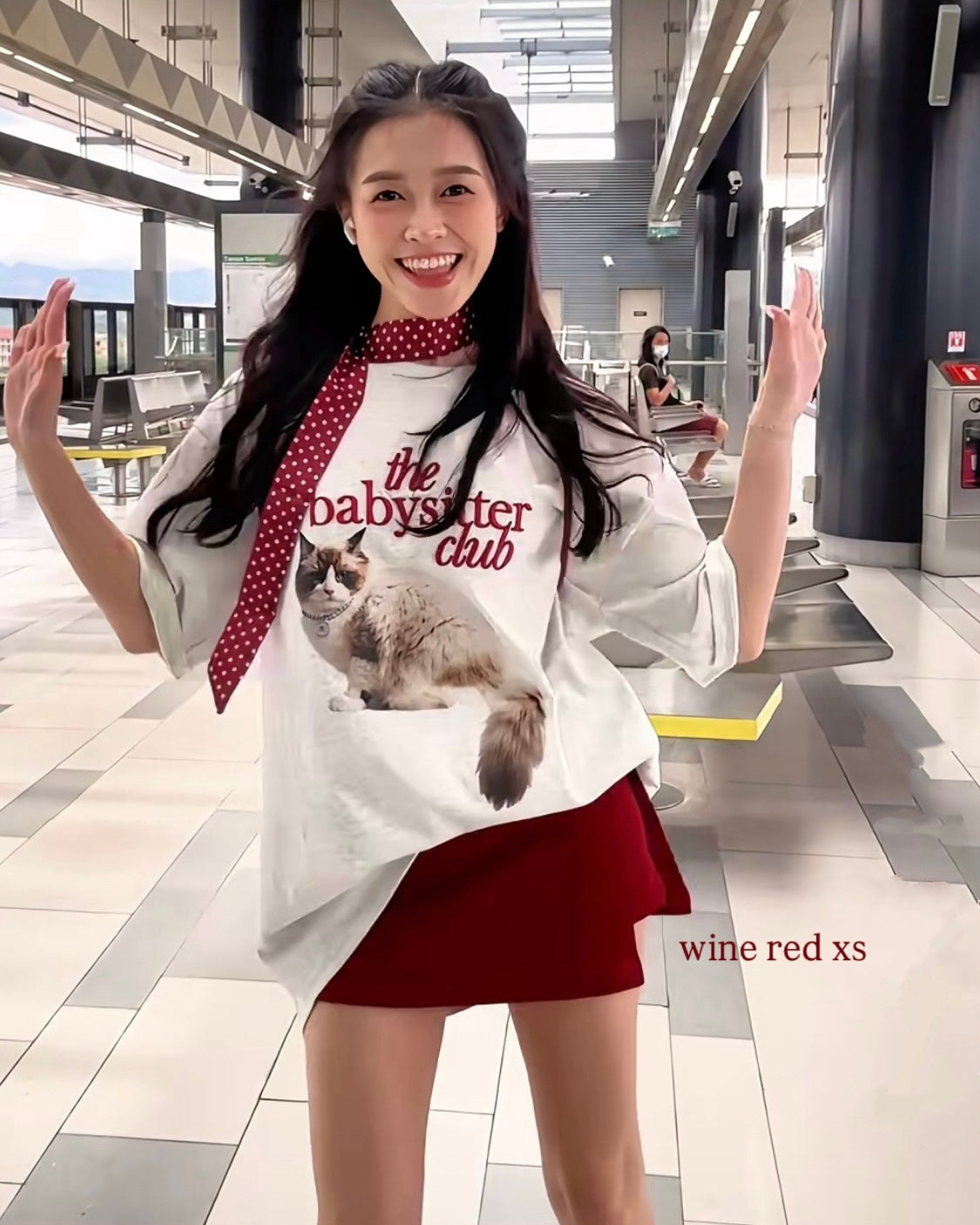 A High Waist Side-Split Skort