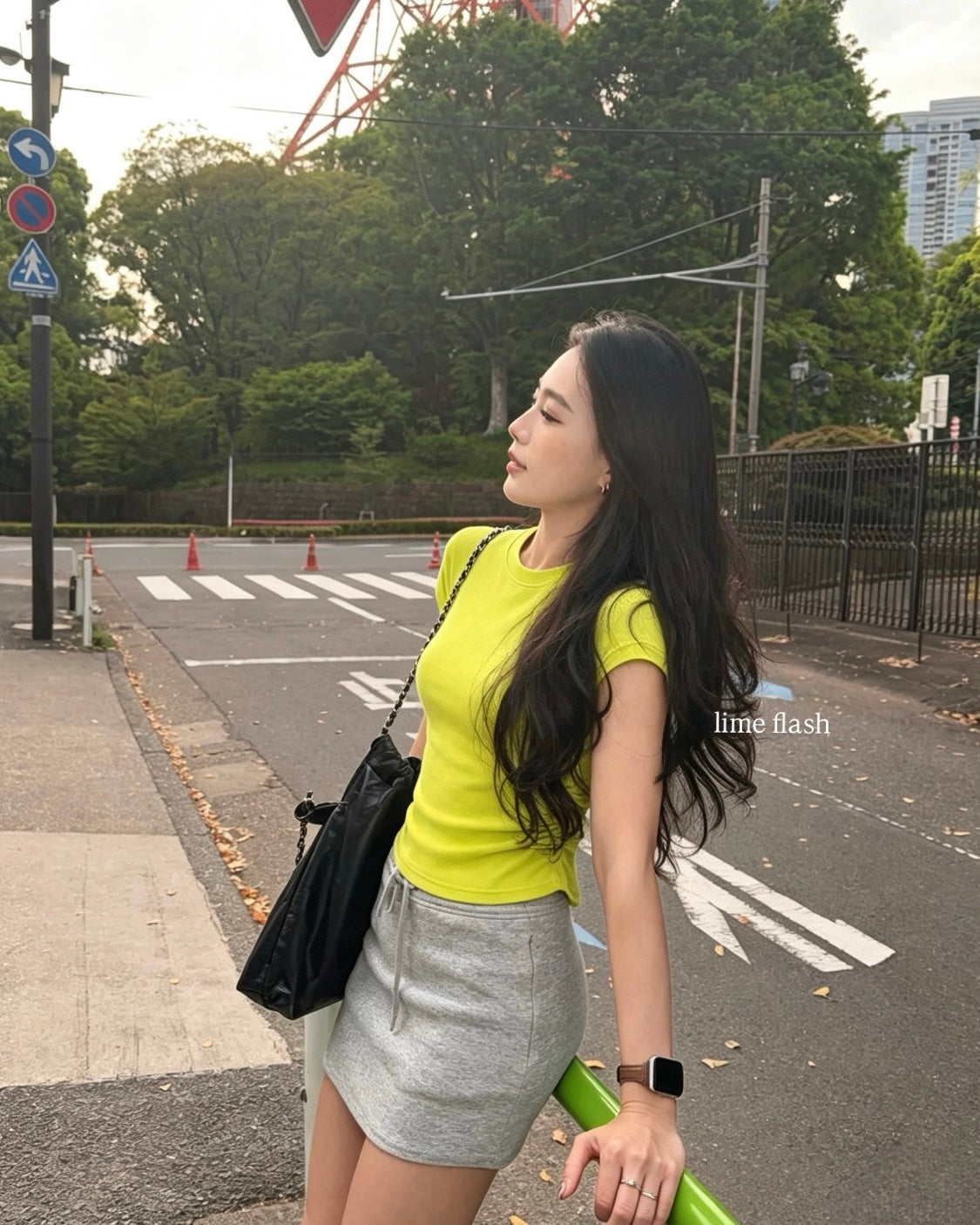 LULE Basic Skinny Curve Tops