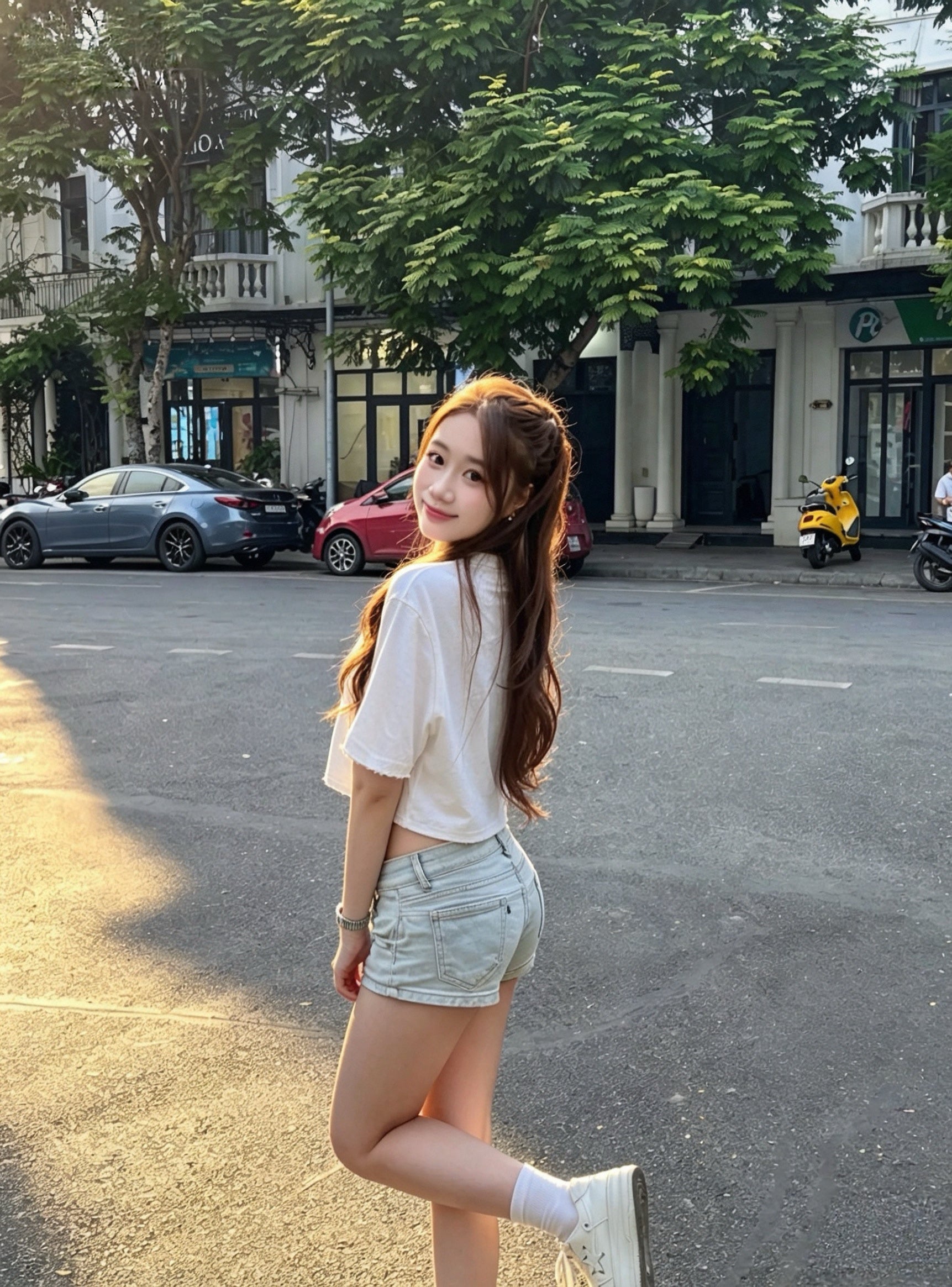 clearance dropshoulder french terry tee