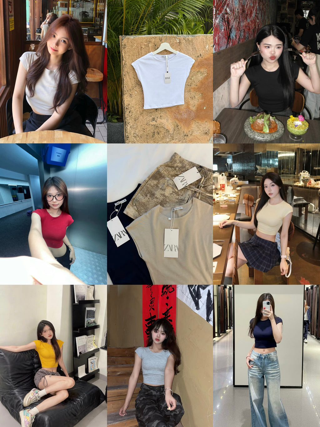 LULE Basic Zara Batwing Tee