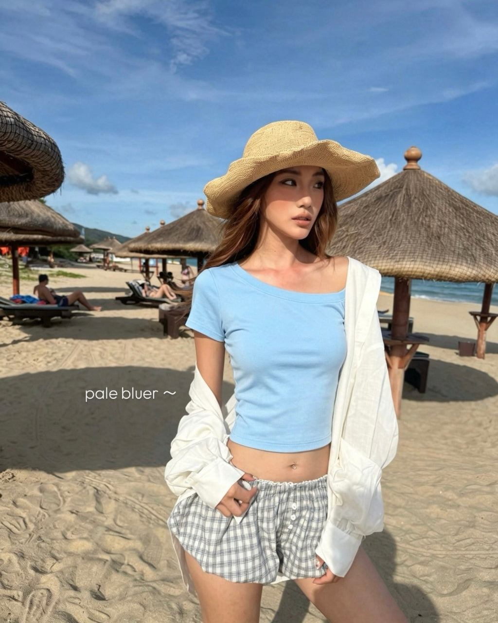 TOP 10 FOR 100 off-shoulder baby tee 🆕