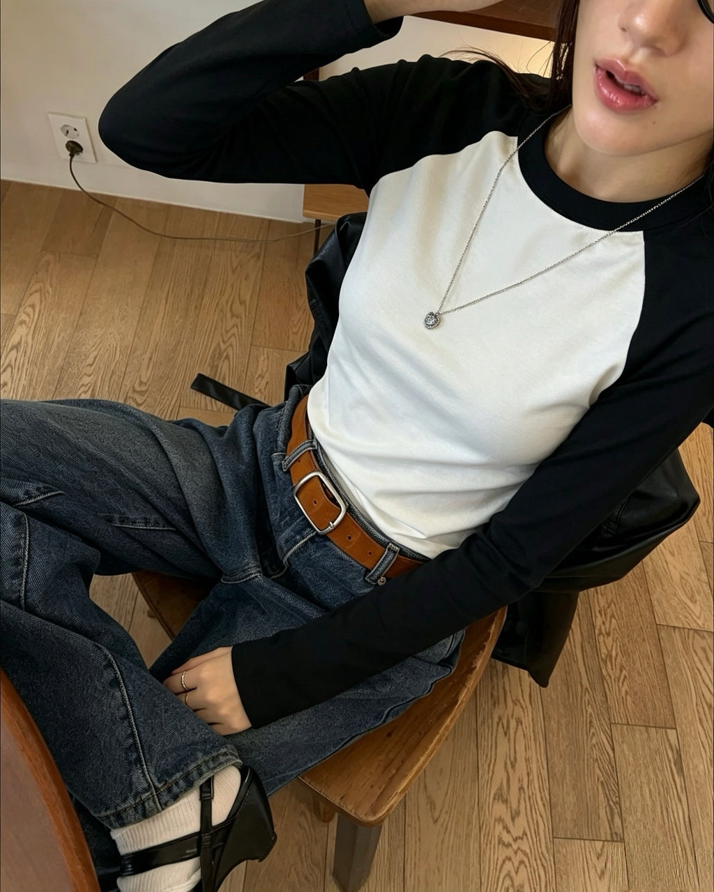 nobackorder lule raglan-longsleeve tee