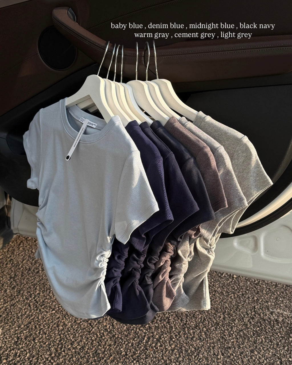 LULE Basic Skinny Curve Tops