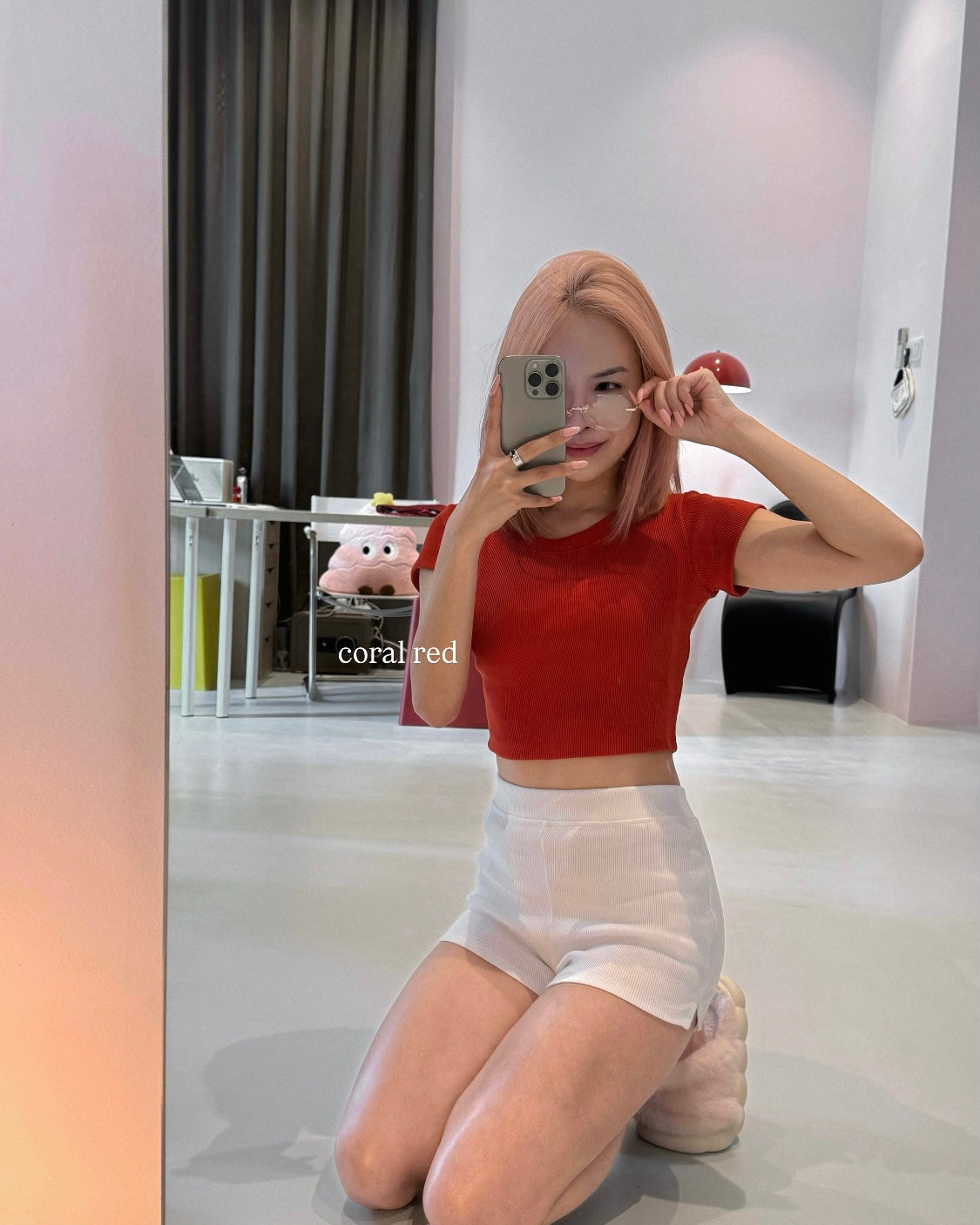 CK-cut Baby Crop-top Premium Knit