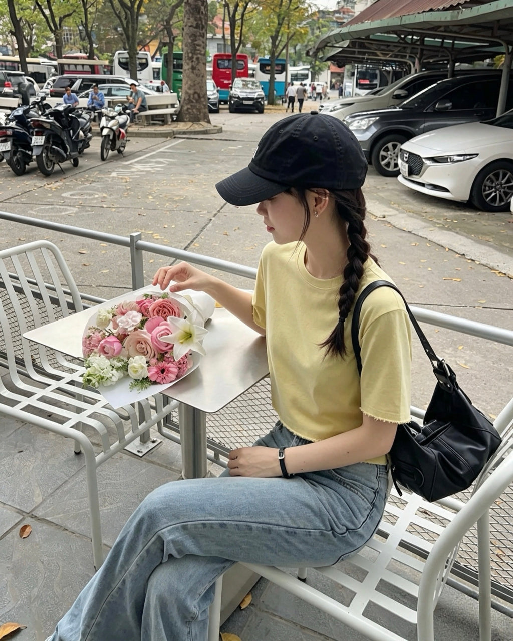 2 FOR 49 dropshoulder french terry tee