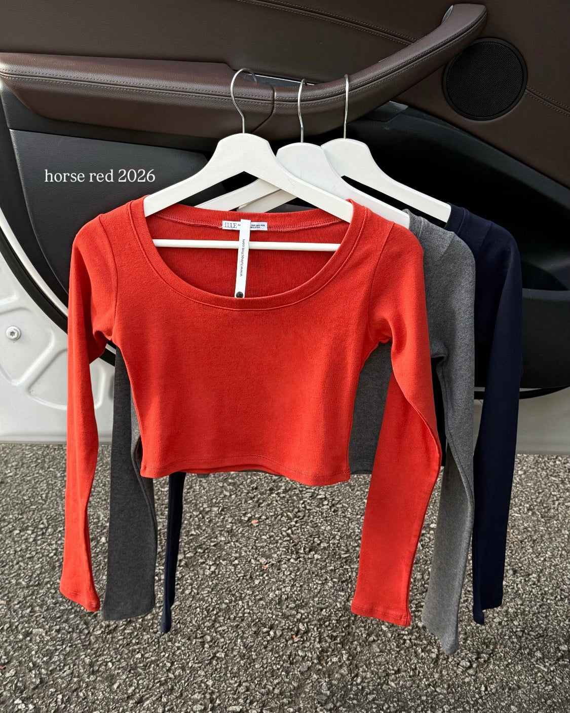 Get-LULE U LongSleeve Basic Tops