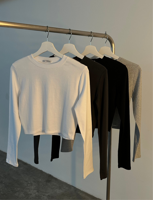 LULE CleanFit-Round Neck Long Sleeve Tee