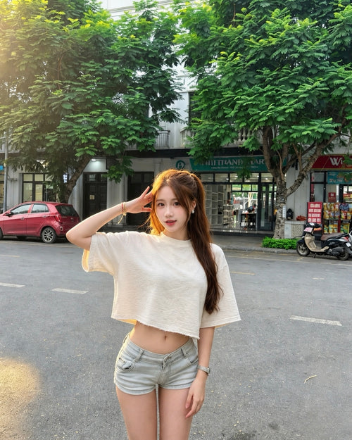 2 FOR 49 dropshoulder french terry tee