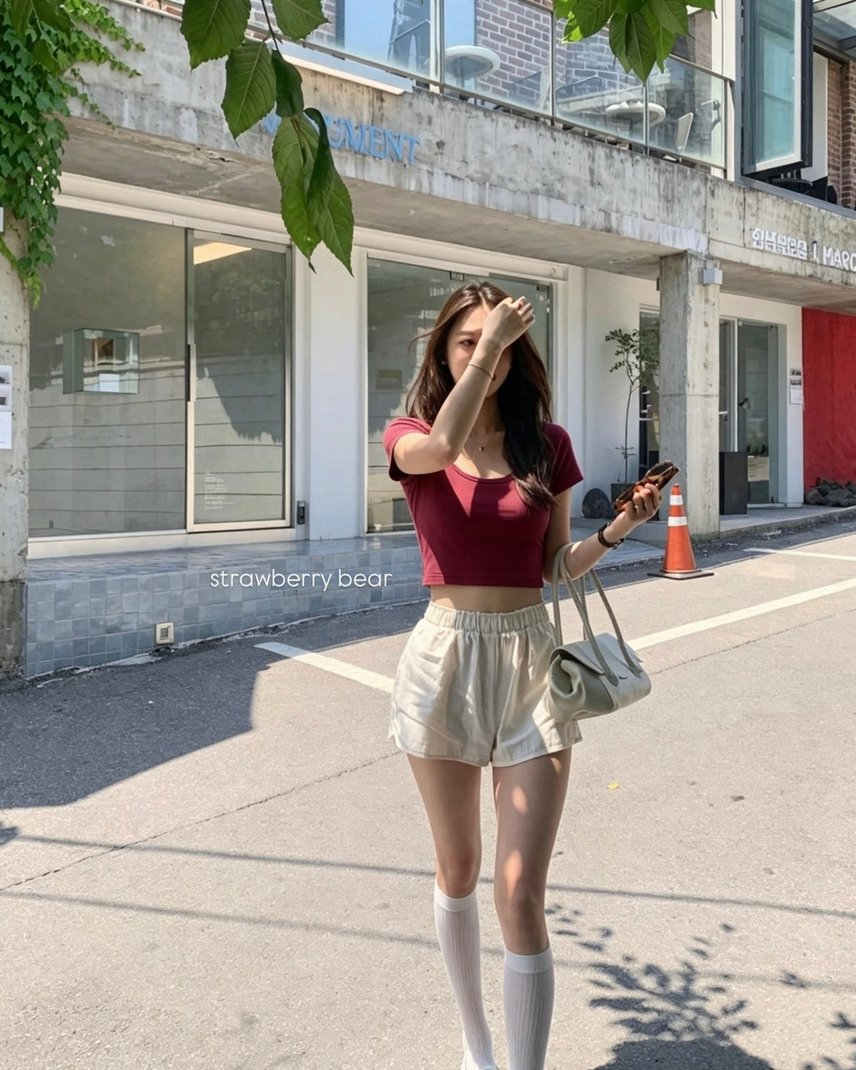TOP 10 FOR 100 essential crop tee