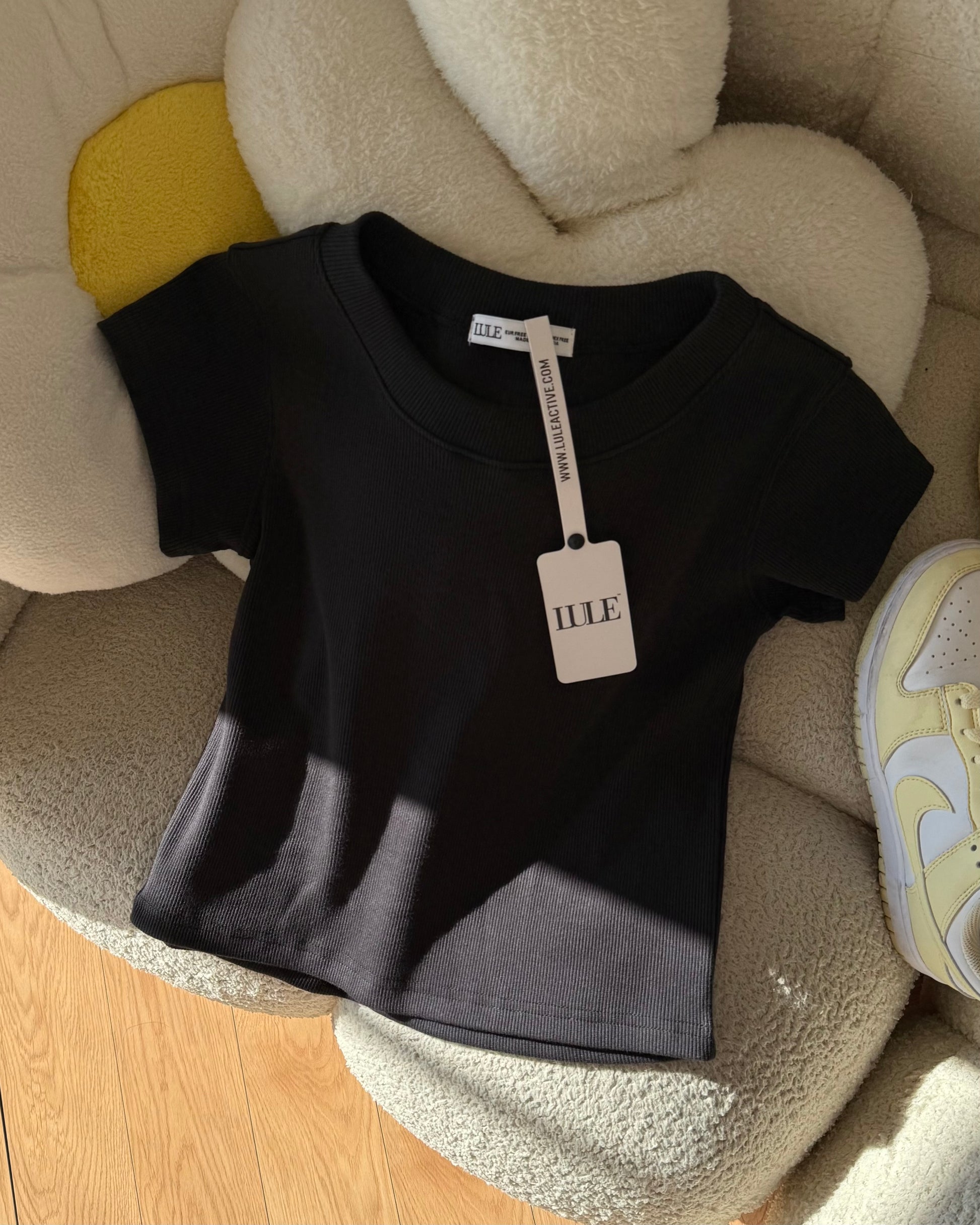 GET-LULE CK Baby Fit Rib Knit Tee