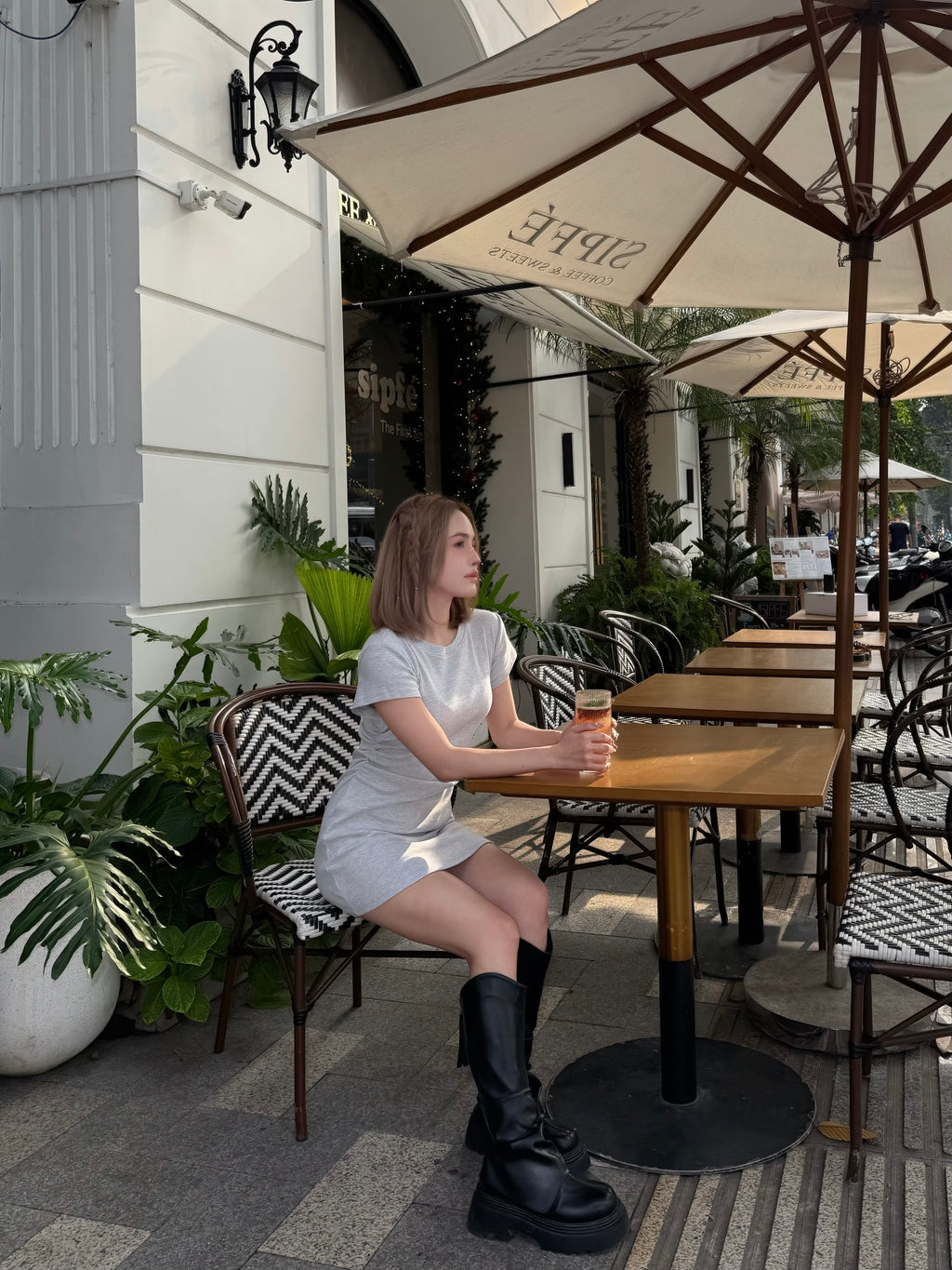 Get-LULE Skinny Tee Dress