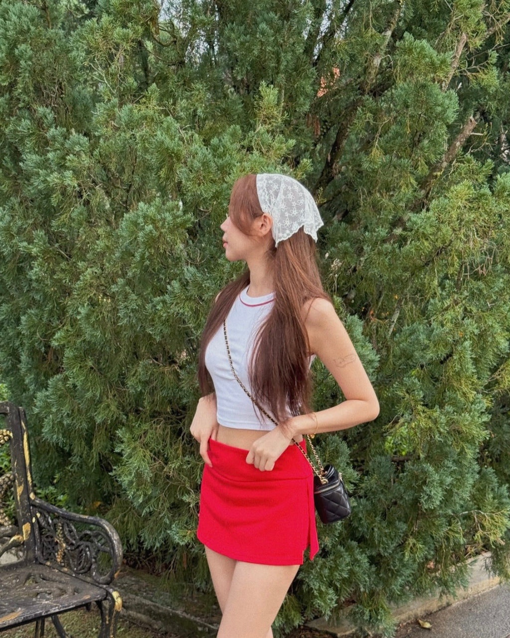 Get-LULE High Waist Side-Split Skort