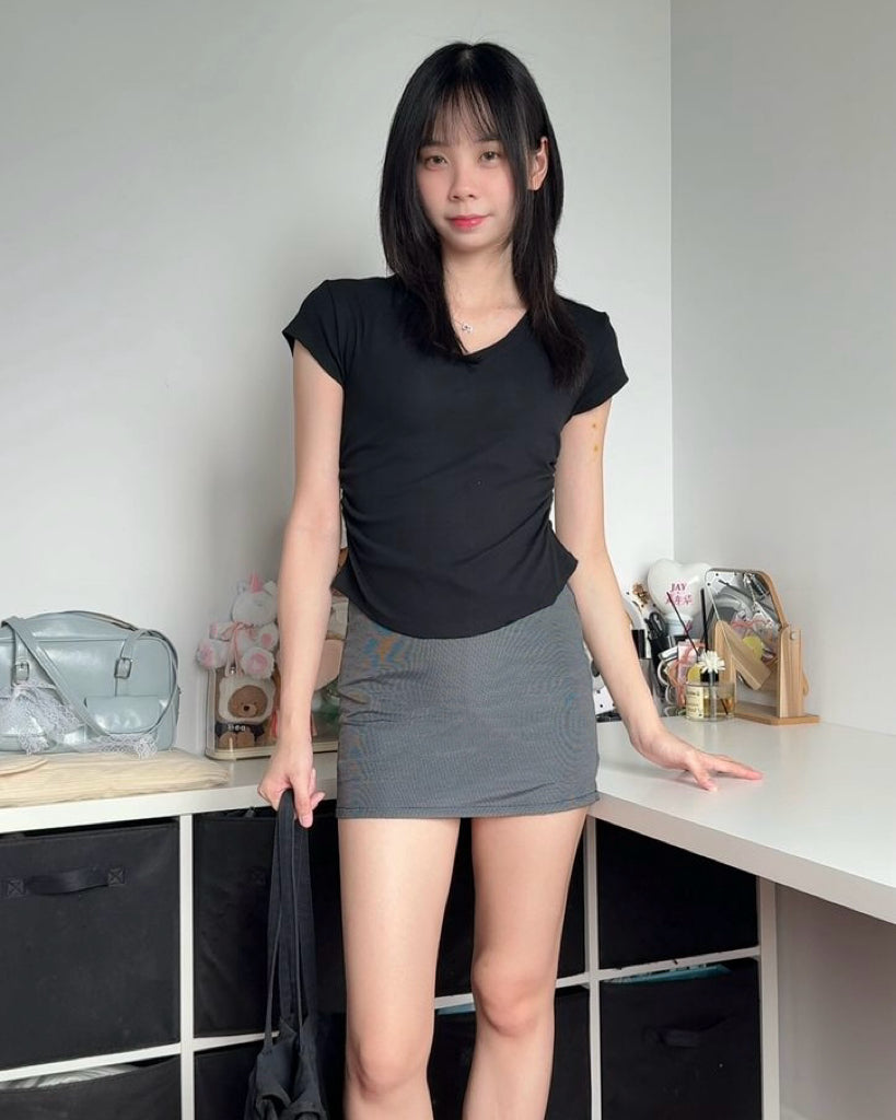 Get-LULE Basic SlimCurve V-neck 2.0