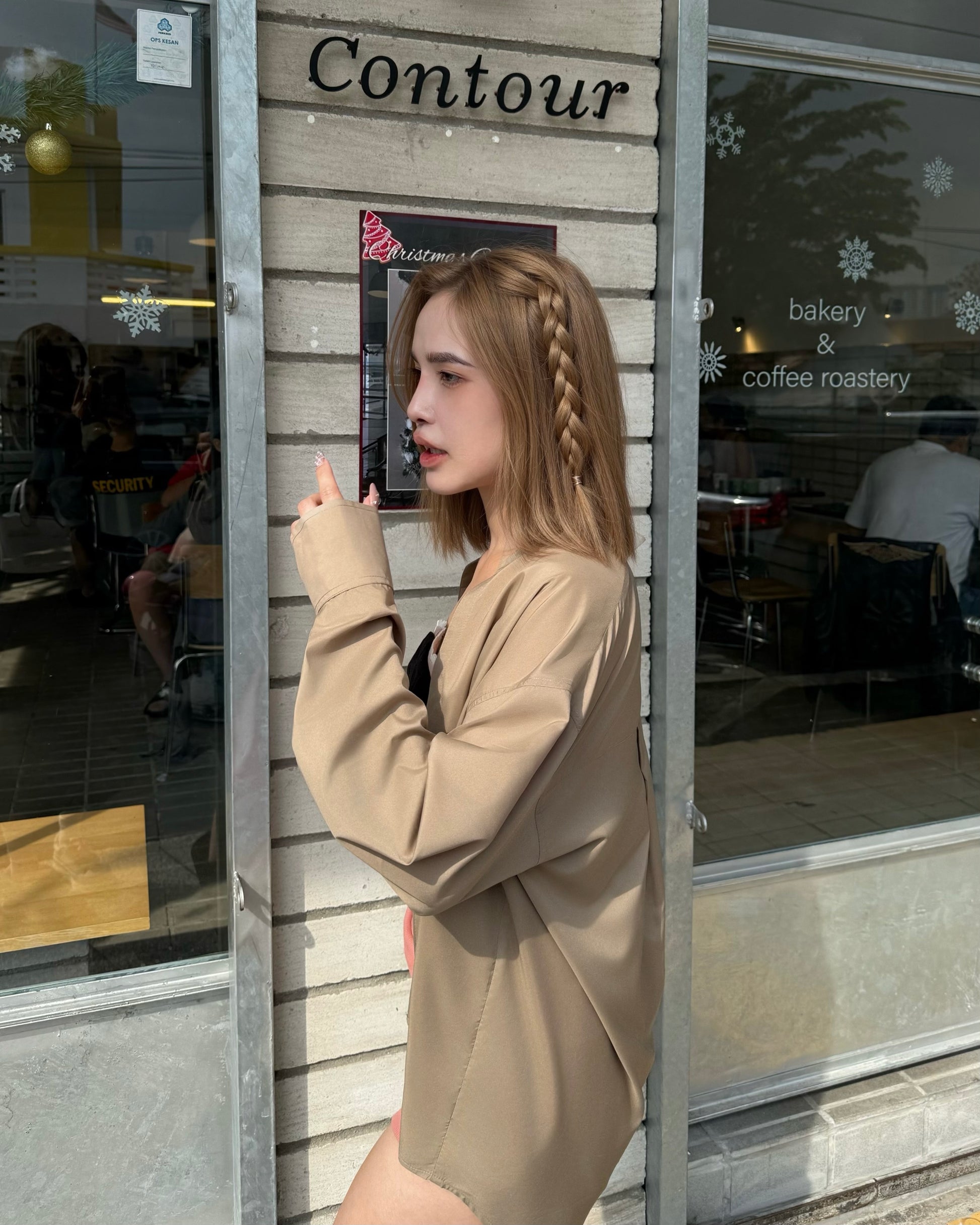 LULE Summer Mandarin Collar Blouse