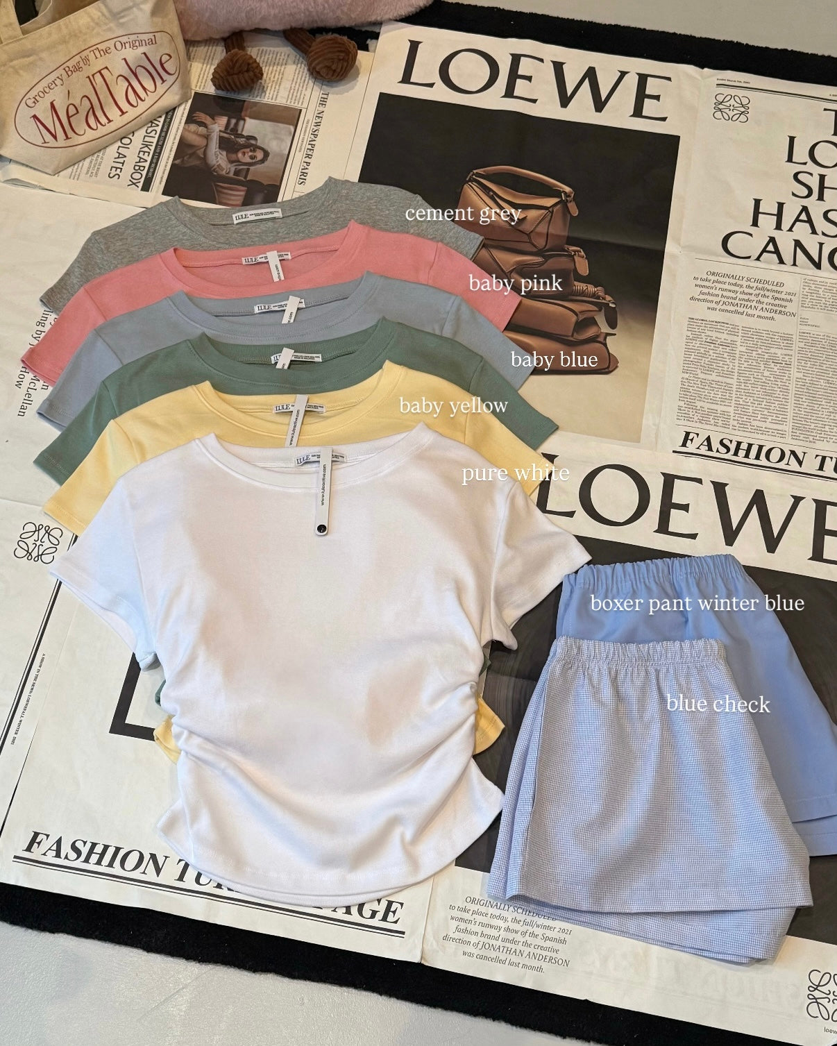 LULE Basic Skinny Curve Tops