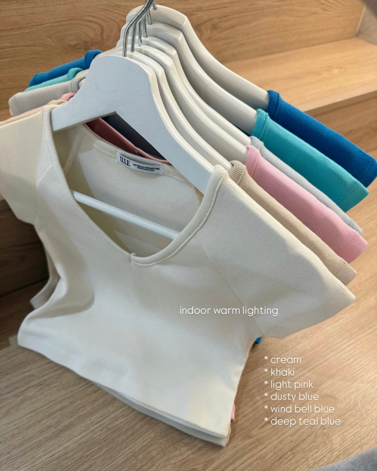 TOP 10 FOR 100 raglan short sleeve v-crop tops