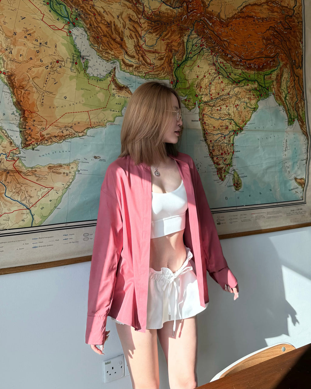 nobackorder lule summer mandarin collar blouse