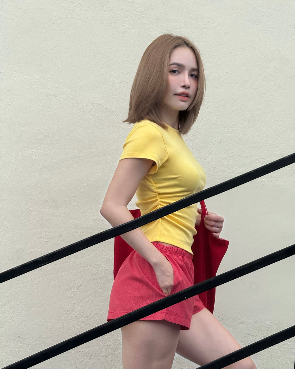 LULE Basic Skinny Curve Tops