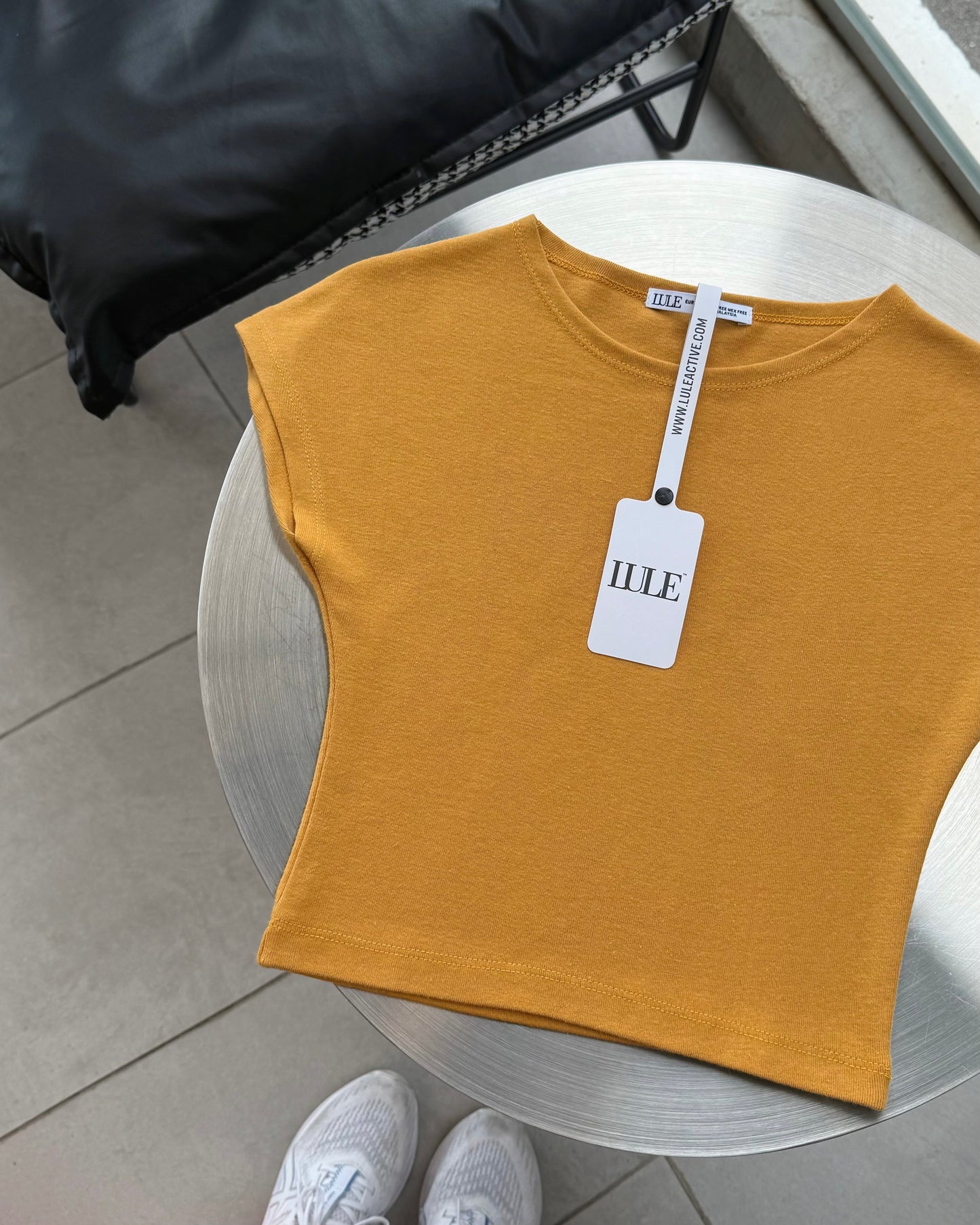 LULE CleanFit-Batwing Basic Tee Honey Yellow