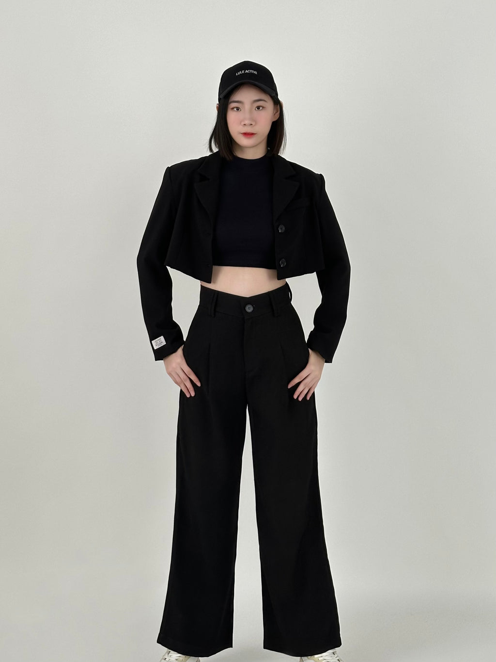SOLD-LULE Tall High Wide Leg Trousers