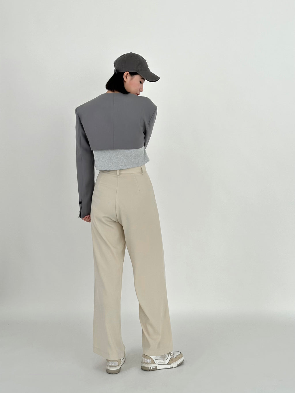 SOLD-LULE Tall High Wide Leg Trousers