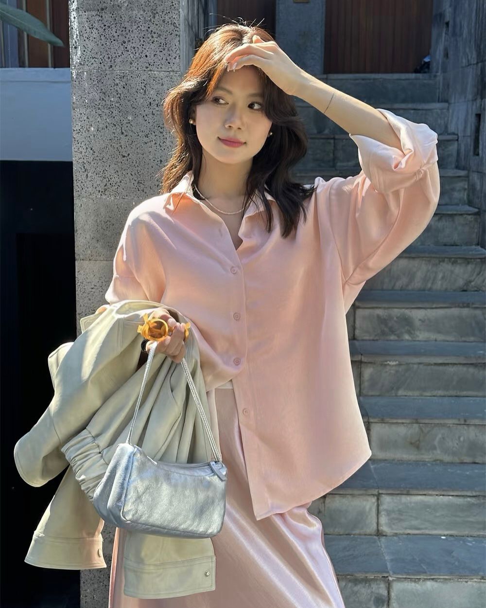 A Premium-grade 300GSM Blouse Shirt * FREE SIZE 补货