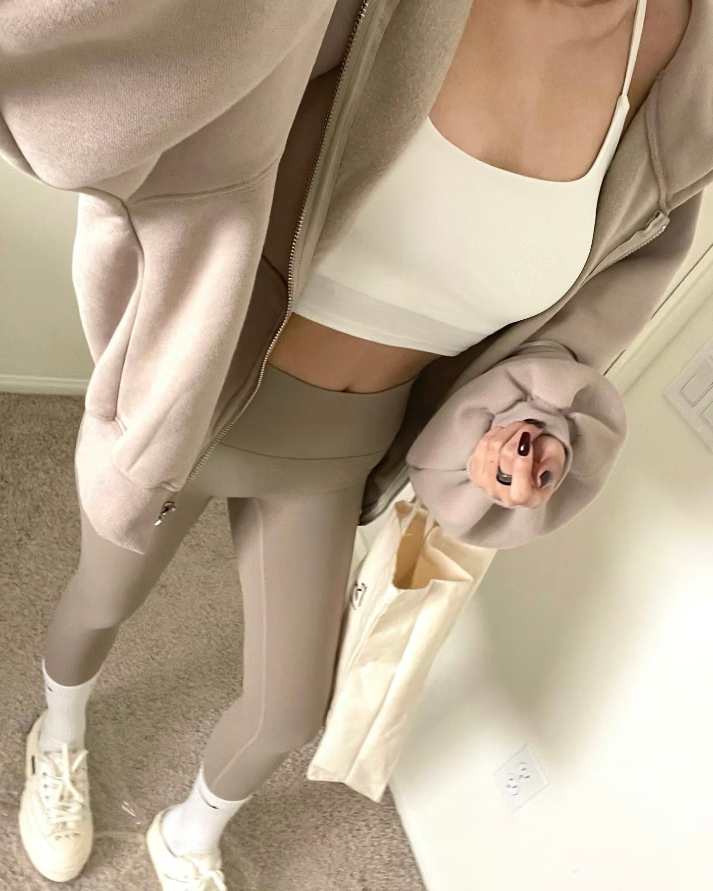 YOGA High Wide Waistband Scrunch Butt Leggings