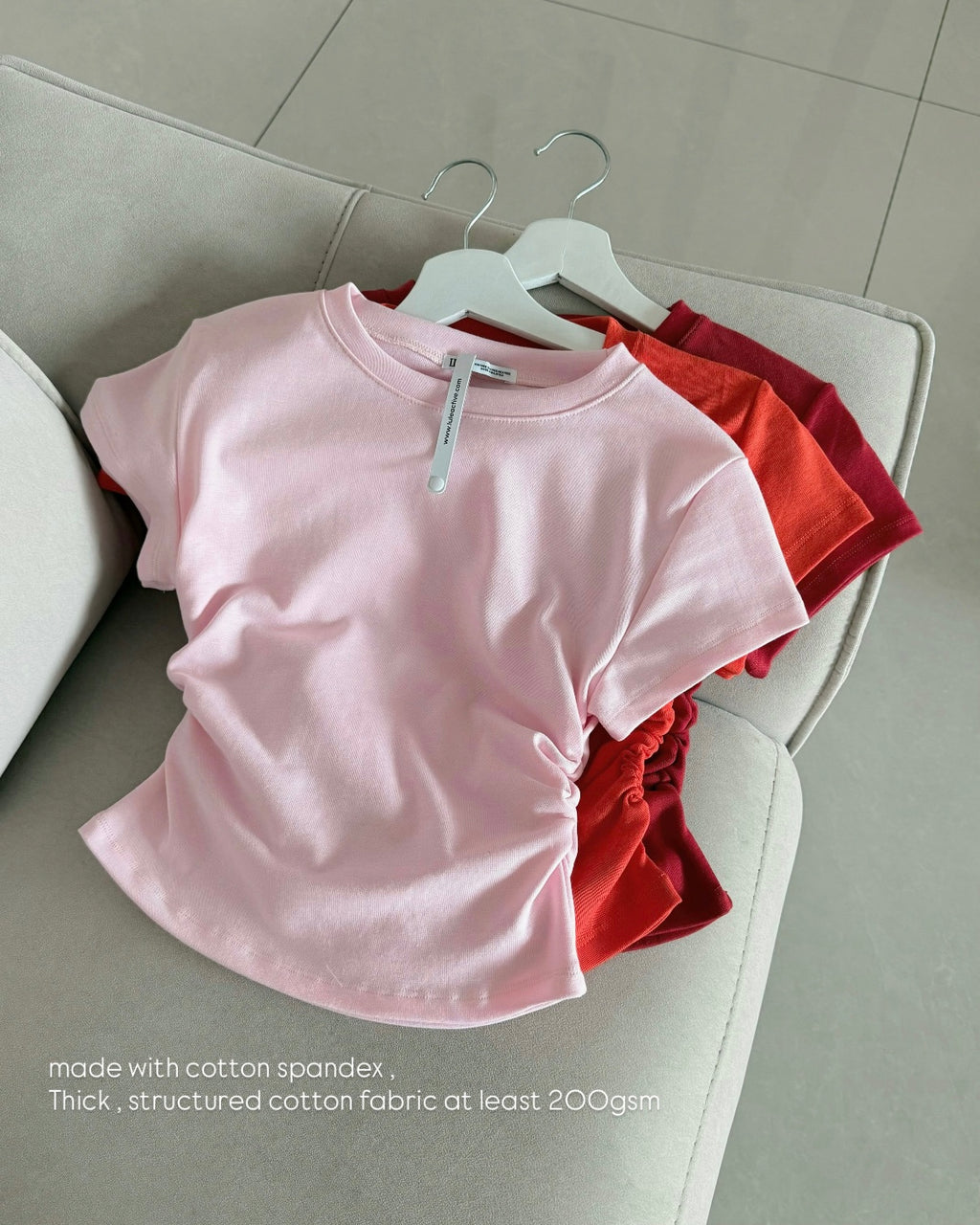 4 FOR 60 { new }  Skinnycurve cotton spandex basic tee