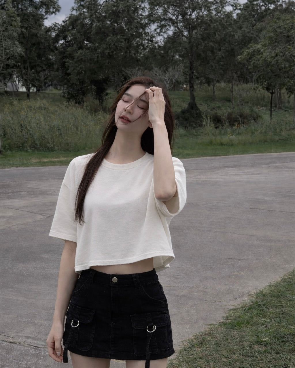 LULE DropShoulder French Terry Tee