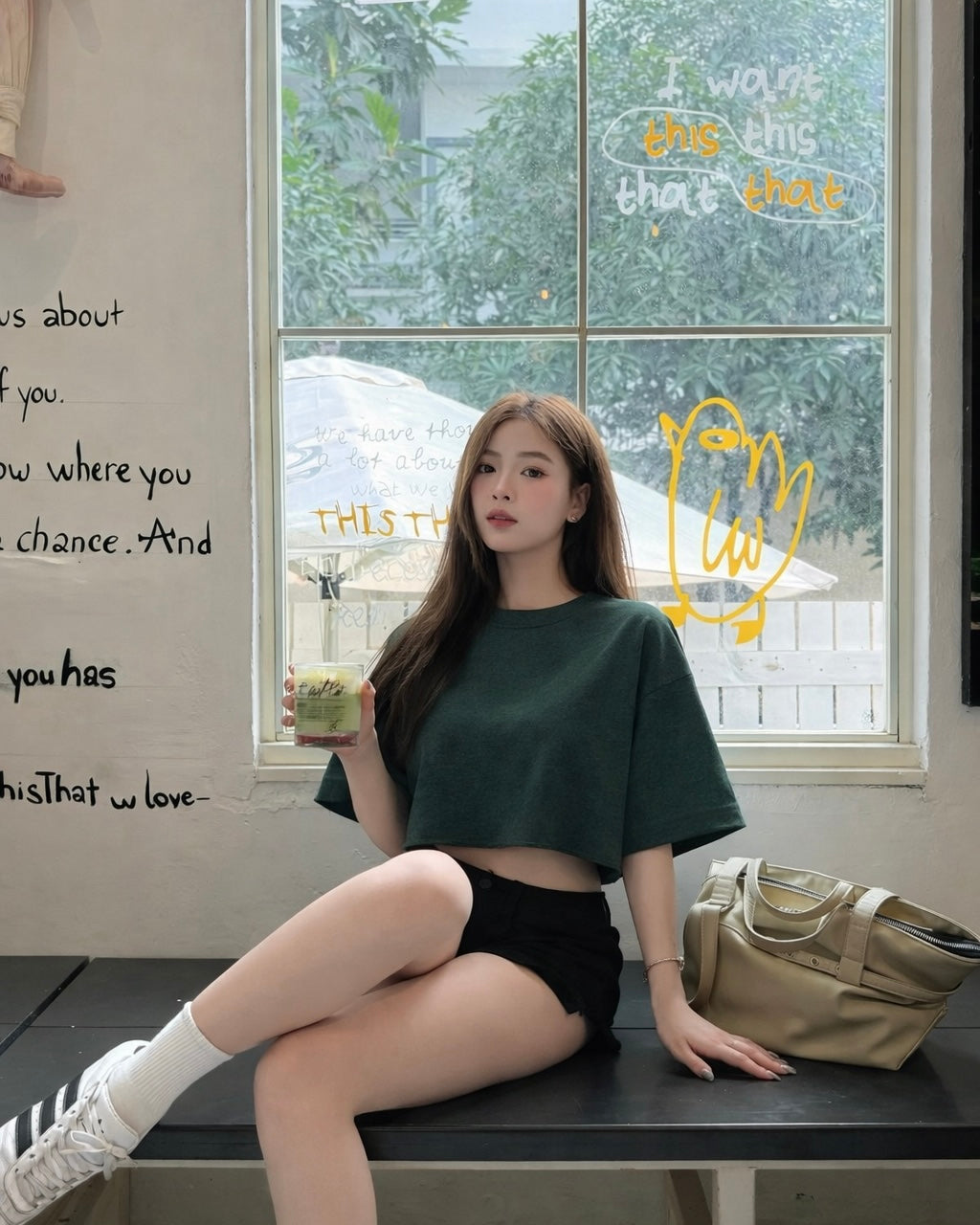 LULE DropShoulder French Terry Tee