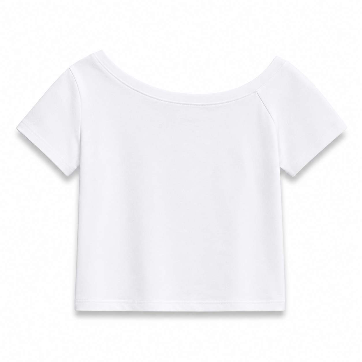 Off-Shoulder Baby Tee