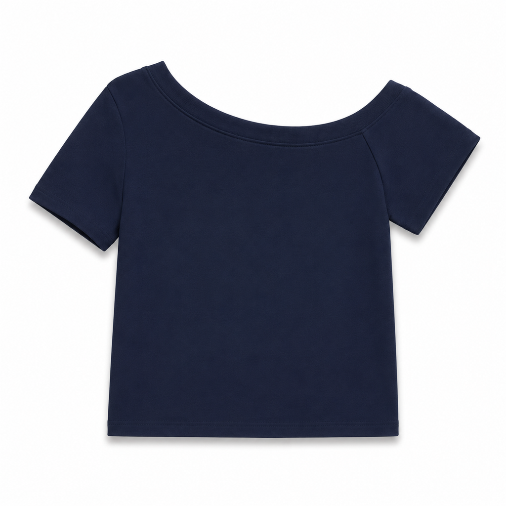 Off-Shoulder Baby Tee