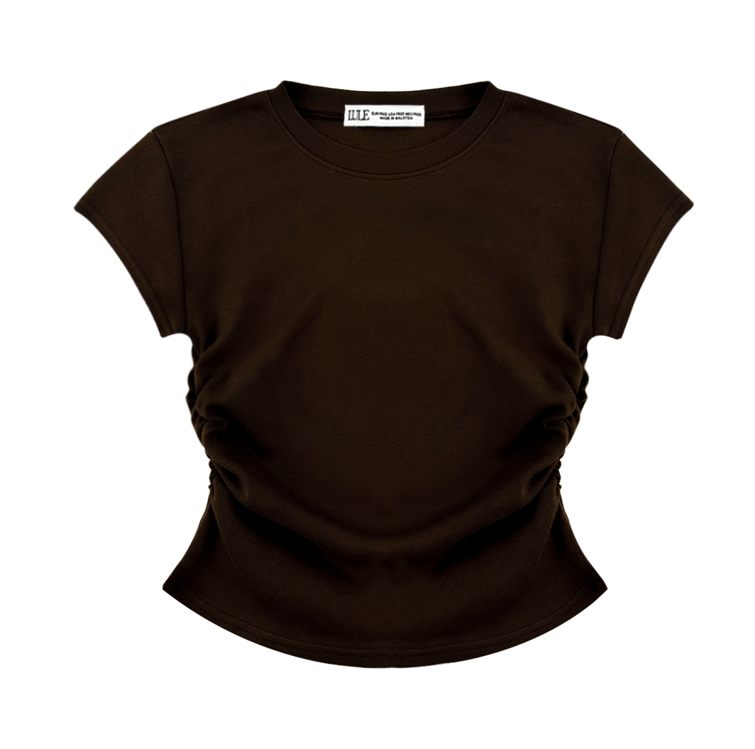 LULE CleanFit-SlimCurve Basic Tee Chocolate