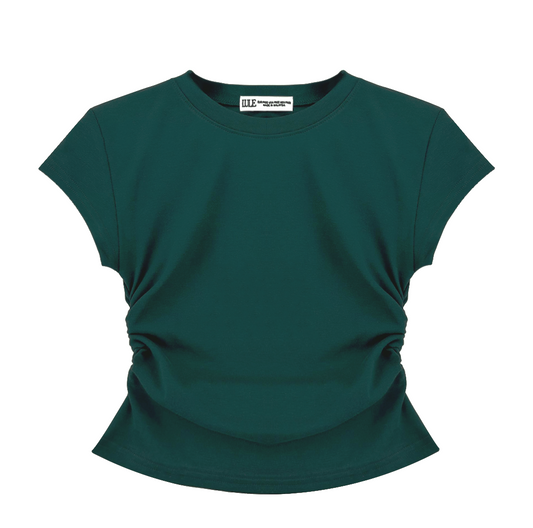 LULE CleanFit-SlimCurve Basic Tee Santa Green