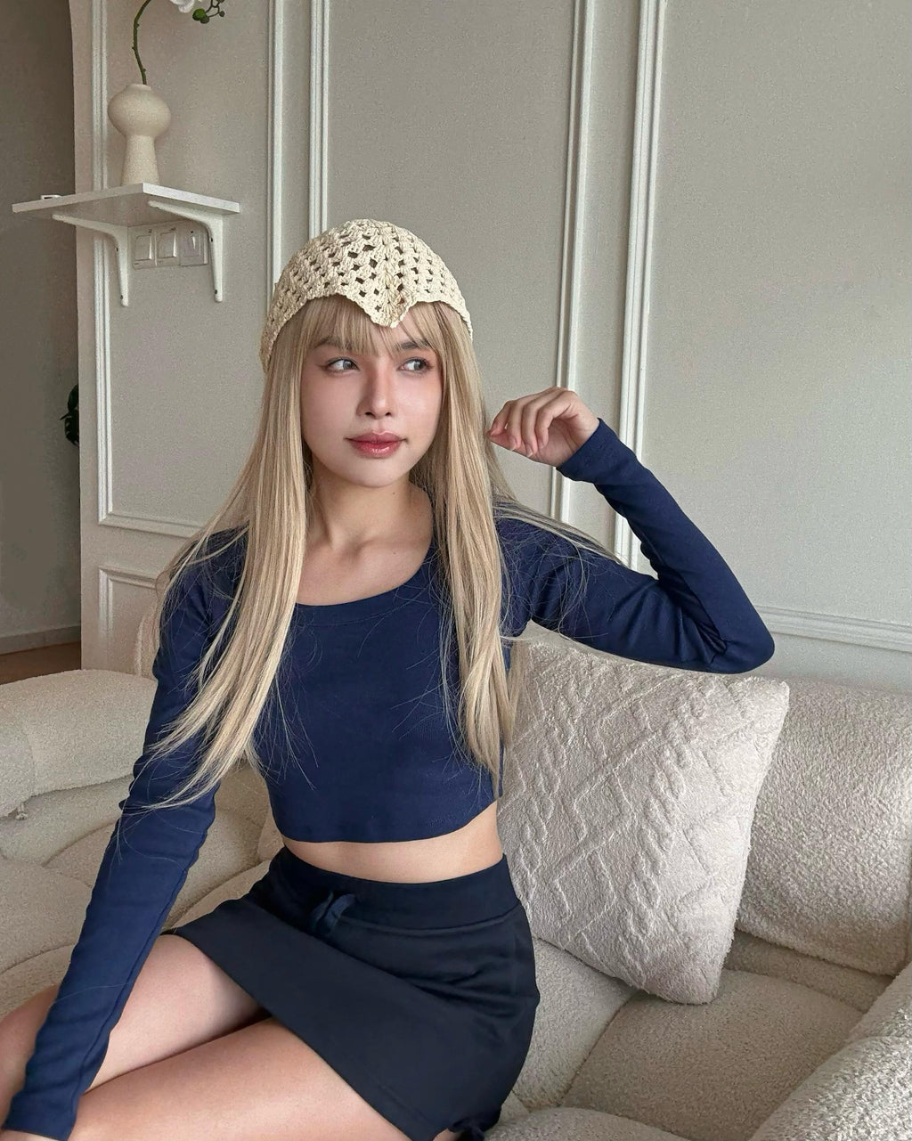 LULE U-LongSleeve Basic Tops