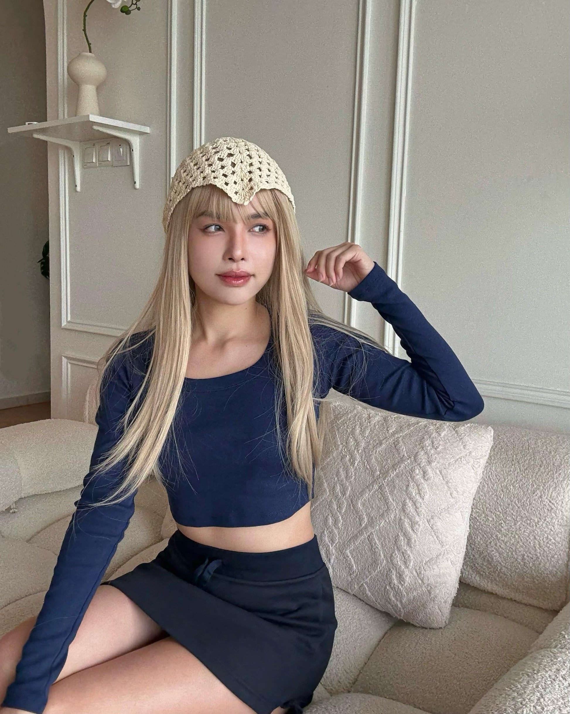 LULE U-LongSleeve Basic Tops