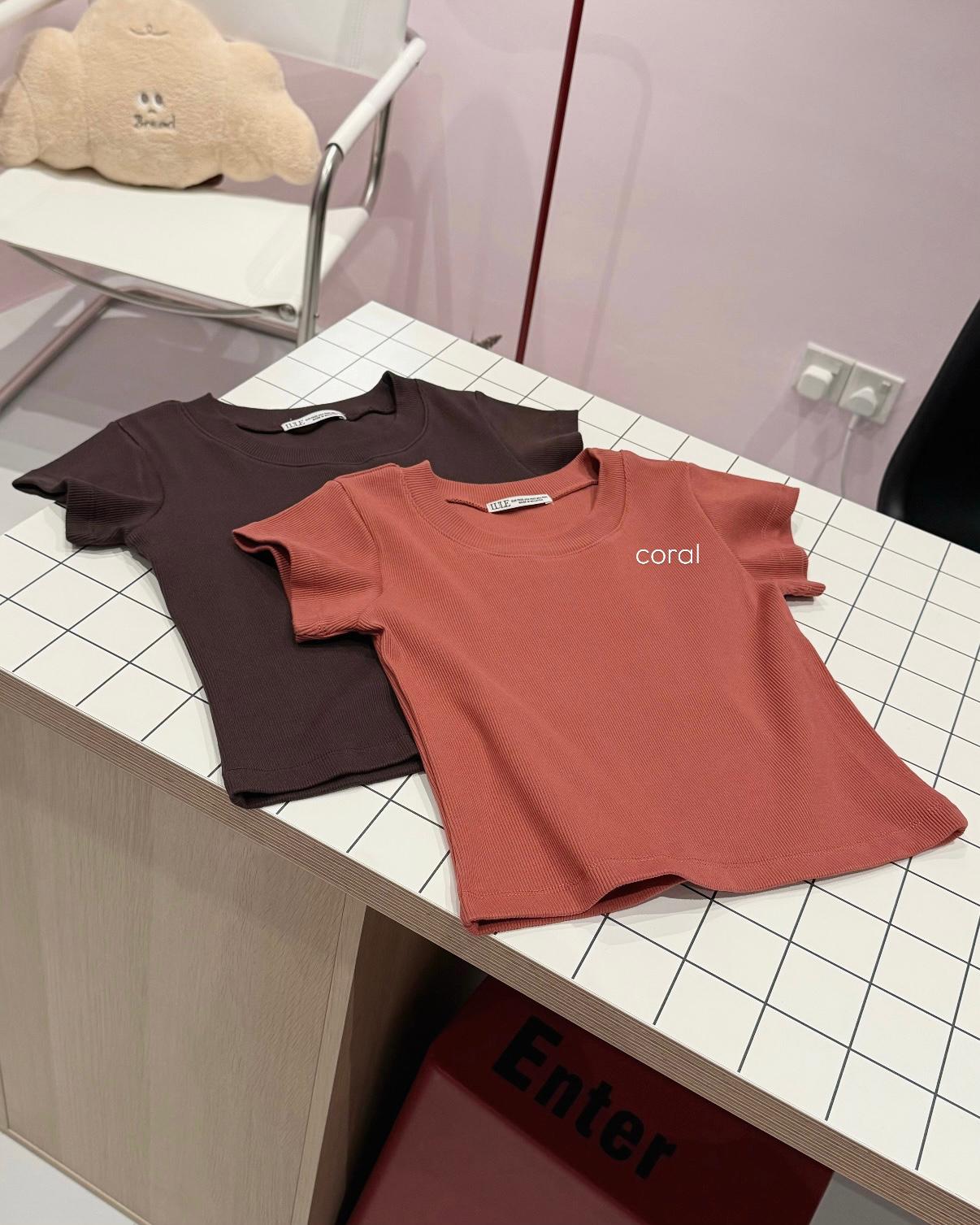 GET-LULE CK Baby Fit Rib Knit Tee