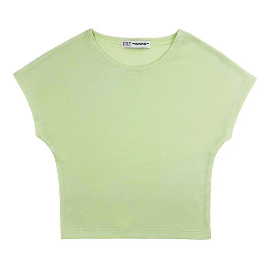 LULE CleanFit-Batwing Basic Tee Light Lime Green